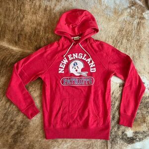 RARE SOFT Homage New England Patriots Hoodie Sweatshirt Maye Jersey M
